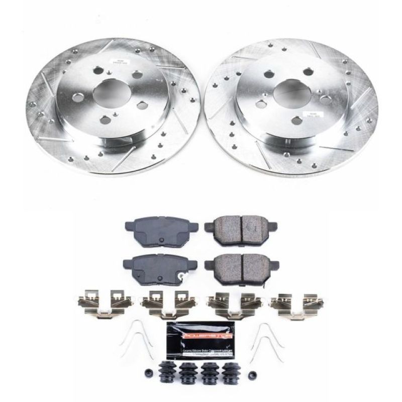 PowerStop K5503 fits Lexus 11-17 CT200h Rear Z23 Evolution Sport Brake Kit