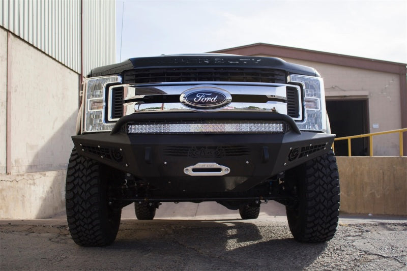 Addictive Desert Designs F167382840103 fits Ford 17-18 F-250 HoneyBadger Front Bumper w/ Winch Mount