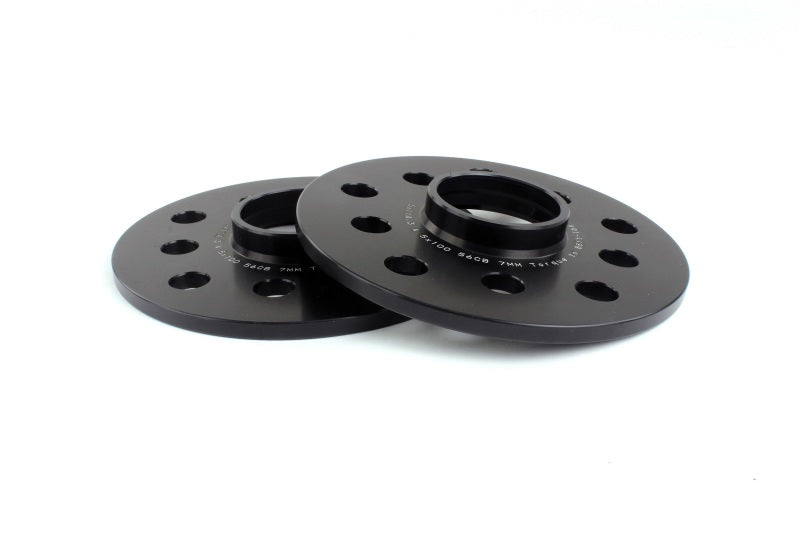 Perrin PSP-WHL-107BK fits Subaru 5x114.3/5x100 7mm Slip-On Wheel Spacers - w/ 56mm Hubs/Qty 10 Studs