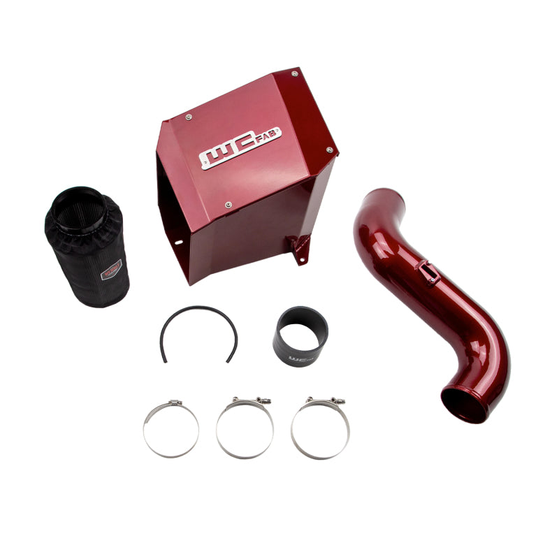 Wehrli WCF100193-RED 07.5-10 fits Chevrolet Duramax LMM 4in Intake Kit - WCFab Red