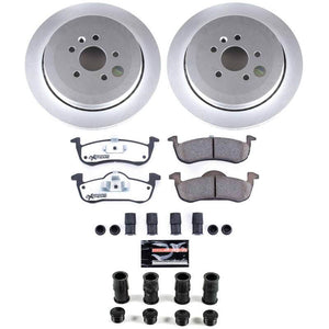 Power Stop 13-19 Lincoln MKT Rear Z36 Coated Truck & Tow Brake Kit