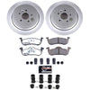 Power Stop 13-19 Lincoln MKT Rear Z36 Coated Truck & Tow Brake Kit