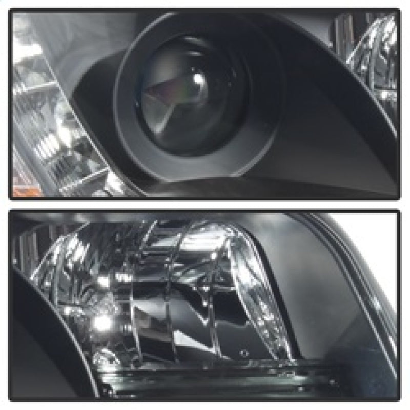Spyder 5008657 fits Audi 02-04 A6 Projector Headlights Halogen Model Only - DRL