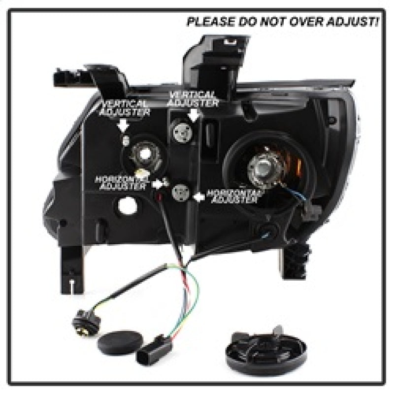 Spyder 5085283 fits Chevy 15-17 Colorado Projector Headlights - Light Bar LED -