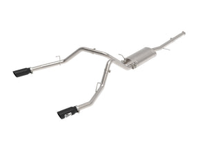 aFe 49-44135-B Apollo GT Series Cat-Back Exhaust fits GM Trucks 09-18 V6-4.3L/V8-4.8/5.3L-Dual Rear Exit Black Tips