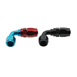 Fragola 229008-BL -8AN x 90 Degree Pro-Flow Hose End - Black