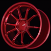 Advan YAF0H50PCR RZ-DF2 for fits Porsche 20x8.5 / +50 Offset / 5x130 / 71.6mm Bore / Racing Candy Red