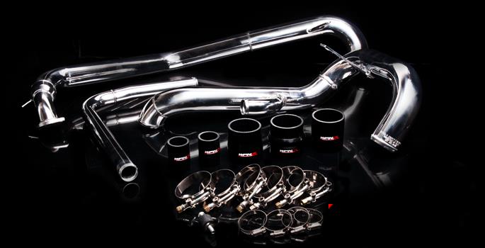 Weapon R 501-111-110 Polished Upper Intercooler Piping for 08-10 fits Mitsubishi Evolution X