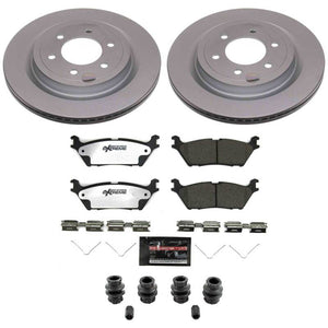 Power Stop 21-26 Ford F-150 Rear Z36 Coated Truck & Tow Brake Kit