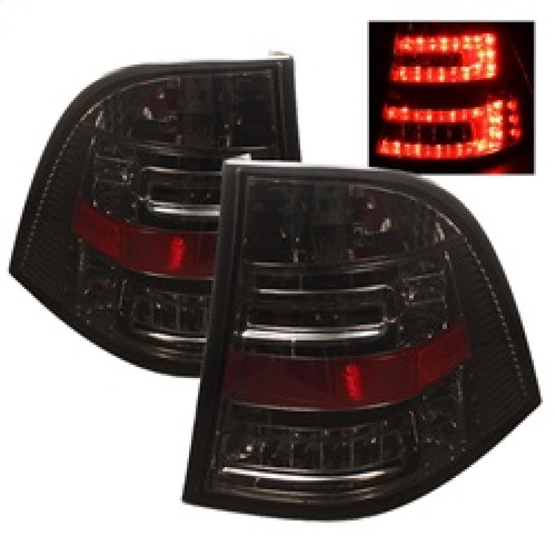 Spyder 5006127 fits Mercedes Benz W163 M-Class ML LED Tail Lights Smoke ALT-YD-