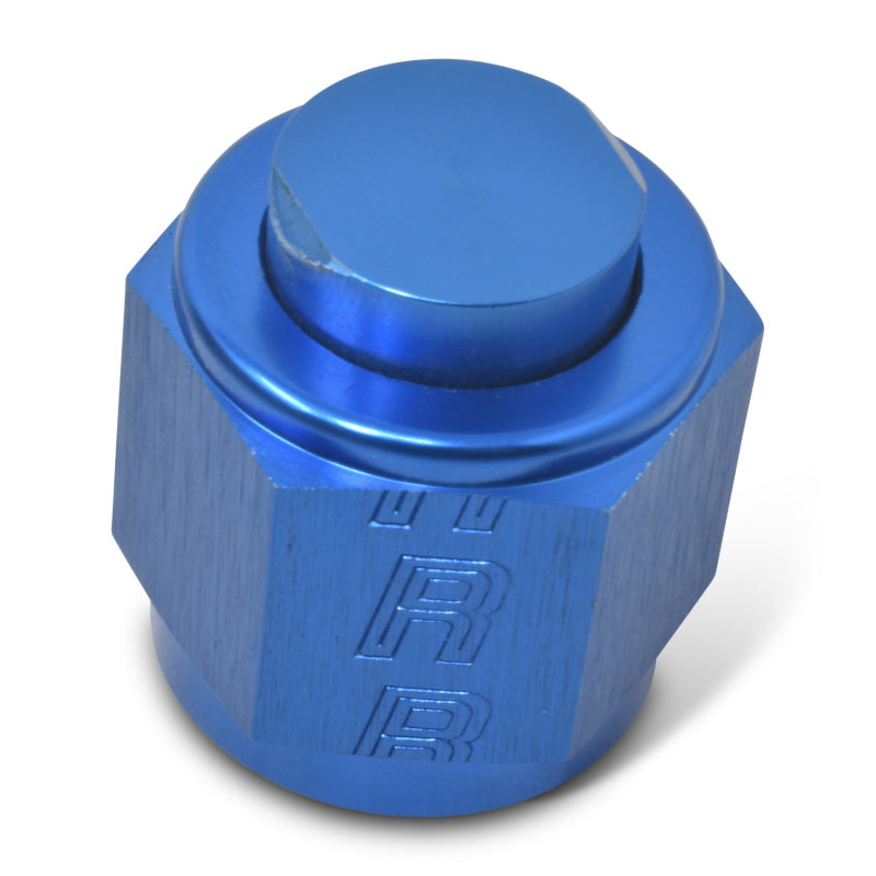 Russell 662000 Performance -16 AN Flare Cap (Blue)