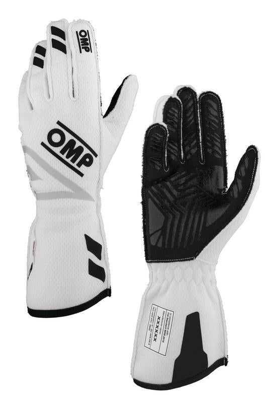 OMP IB0-0773-A01-020-M ONE EVO FX GLOVES FIA 8856-2018 WHITE SIZE M