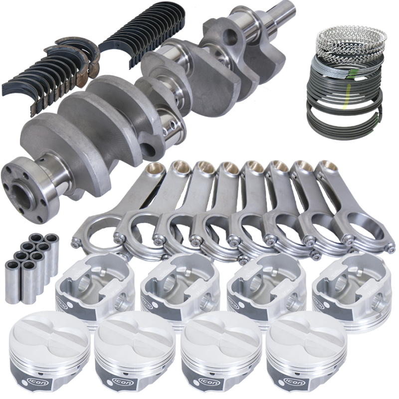 Eagle 14251040 fits Ford 289/302 3.250in Crank 5.400in H-Beam -11cc Flat Top 4.040in Pistons Rotating Assembly