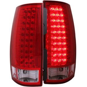ANZO 311082 2007-2014 fits Chevrolet Suburban LED Taillights Red/Clear