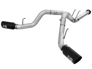 AFE 49-03065-B Exhaust 4in DPF-Back Al Steel 11-14 fits Ford Diesel Trucks V8-6