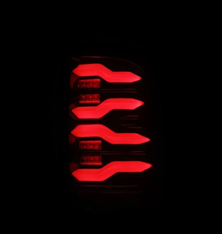 AlphaRex 640002 09-18 fits Dodge RAM LUXX-Series LED Taillights Black Red w/A