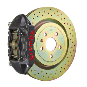 Brembo 1P4.6001AS Brembo 66-89 911S/SC/Carrera Front GTS BBK 4 Piston Cast 323x28 1pc Rotor Drilled-Black HA