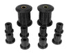 Prothane 1-1008-BL AMC 2.0 OD Spring & Shackle Bushings - Black