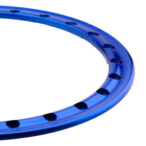 Method Wheels GR-10017-BL Method Beadlock Ring - 17in Forged - Style 1 - Blue