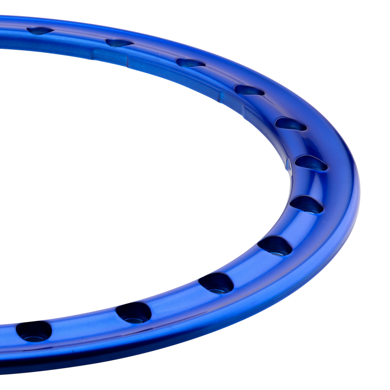 Method Wheels GR-10017-BL Method Beadlock Ring - 17in Forged - Style 1 - Blue