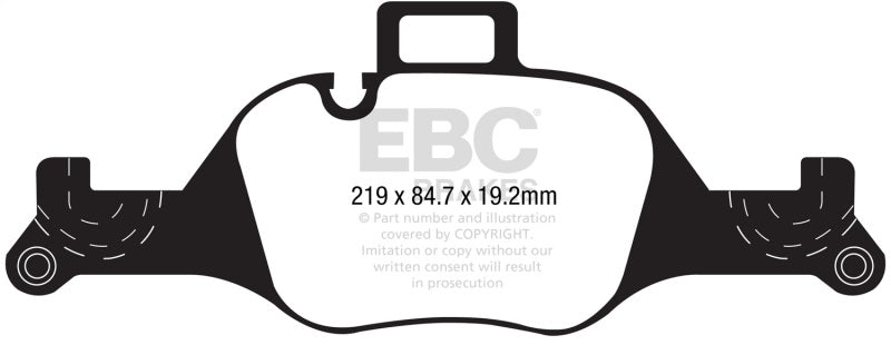 EBC DP22289 2017+ fits BMW 530 G30 Greenstuff Front Brake Pads