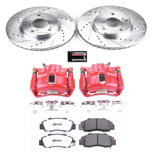 PowerStop KC1041 fits Honda Accord Front Z26 Street Warrior Brake Kit w/Calipers