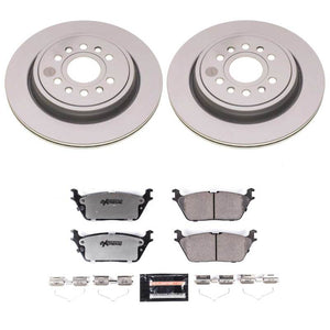 Power Stop 22-25 Jeep Grand Wagoneer Rear Z36 Coated Truck & Tow Brake Kit