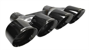 CORSA Performance 14062BLK Corsa 2014-2020 fits Chevrolet Corvette 6.2L V8 Quad 45in Polished Black Pro-Series Tip Kit