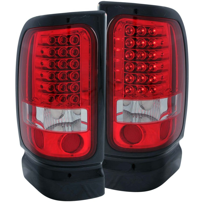 ANZO 311052 1901 fits Dodge 94-20 Ram LED Taillights Red/Clear