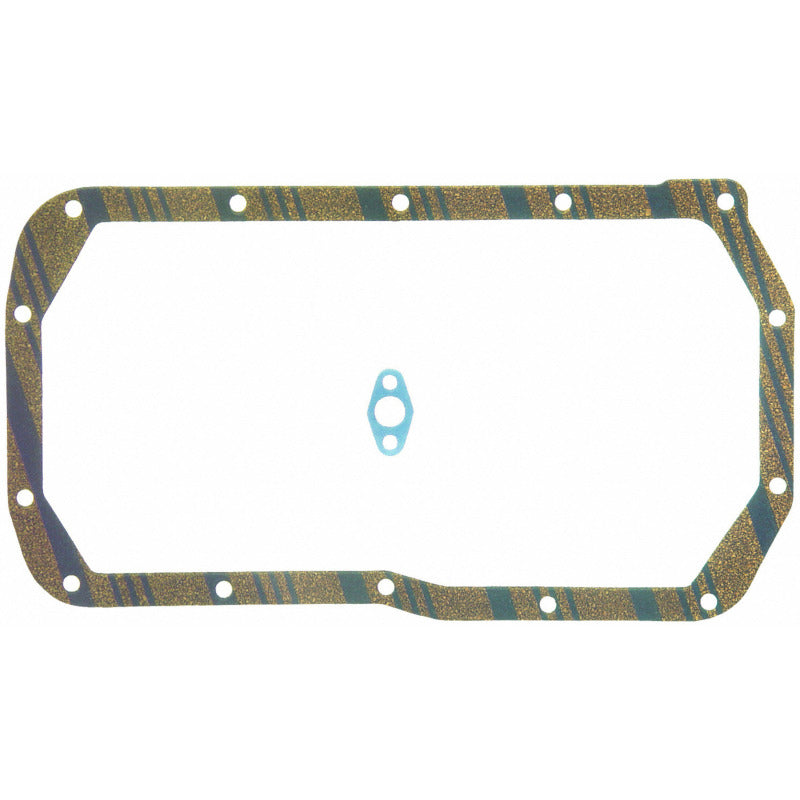 Fel-Pro OS13398C1 fits Oldsmobile Cutlass Supreme OS 13398 C-1 Engine Oil Pan Gasket Set Blue Stripe cork-rubber