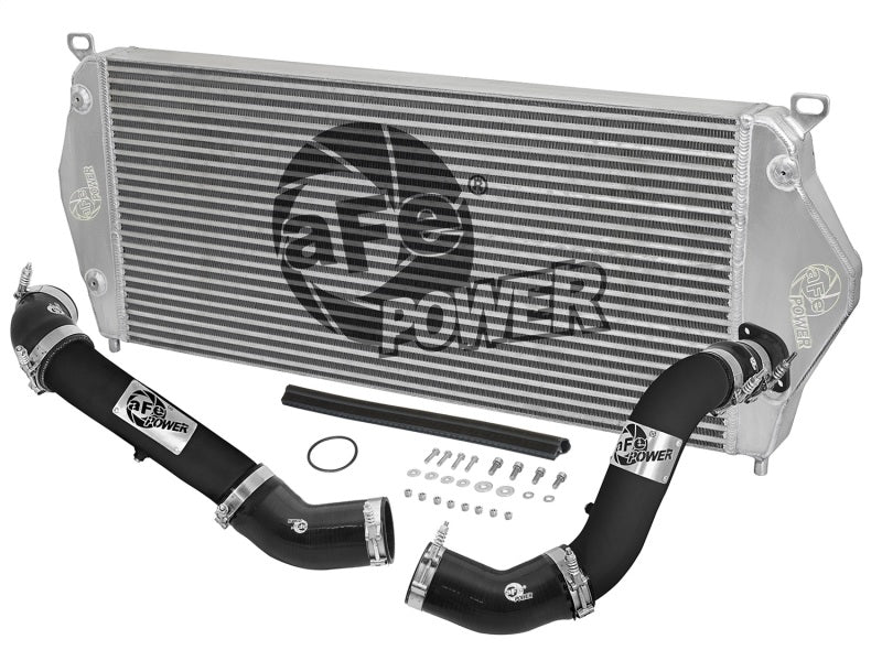 AFE 46-20282-B unner Intercooler w/ Black Tubes 16-17 fits Nissan Titan XD V8 5