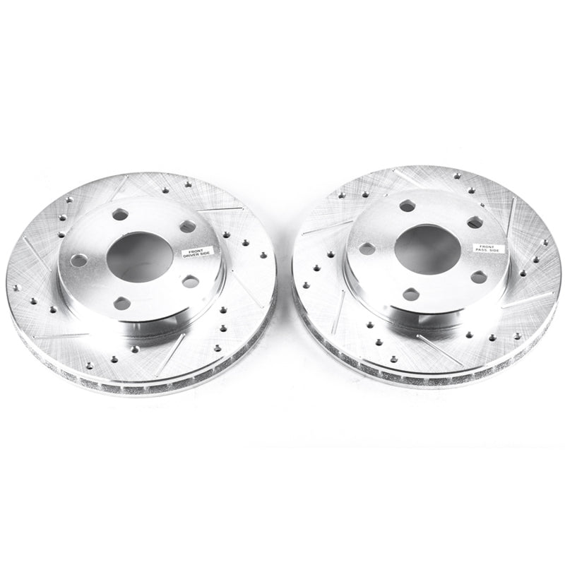 PowerStop fits Toyota 91-95 MR2 Front Evolution Drilled & Slotted Rotors - Pair