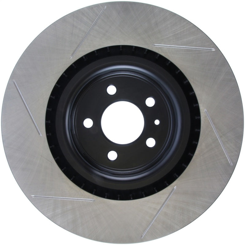 Stoptech 126.61106SL Premium High Carbon 13-14 Ford Mustang/Shelby GT500 Left Front Disc Slotted Brake Rotor