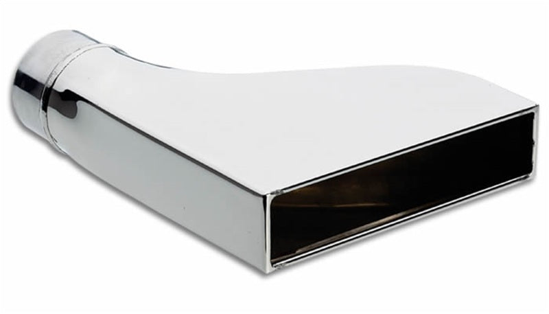 Vibrant 1606  x 1.875in Rectangular SS Exhaust Tip (fits Camaro Style) - with 2