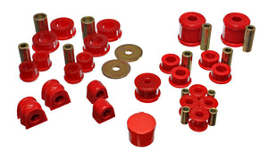 Energy Suspension 19.18101R 02-06 fits Subaru Impreza/WRX Red Hyper-Flex Master Bushing Set