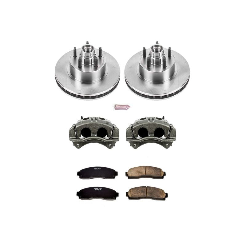 Power Stop KCOE7004 10-11 fits Ford Ranger Front Autospecialty Kit w/Cals