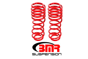 BMR SP074R fits Shelby 07-14 GT500 Rear Handling Version Lowering Springs - Red