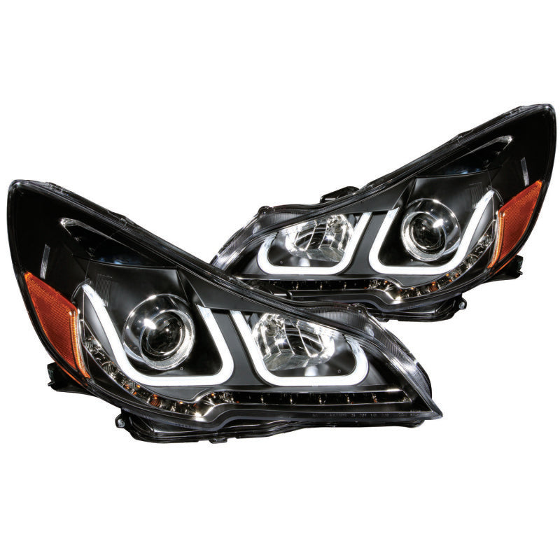 ANZO 111285 2014 fits Subaru 10-20 Outback Projector Headlights w/ U-Bar Black