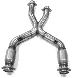 Kooks Headers 1122H225 Kooks 96-04 Ford Mustang SVT Cobra Mach 1 SVT Cobra 1-3/4 x 3 4V w/EGR Header & Catted X-Pipe Kit
