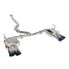 Remark RK-C4076S-01TC 2015+ fits Subaru WRX/STi 4in Quad Cat-Back Exhaust Titanium Stainless Resonated