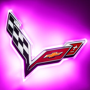 ORACLE Lighting 3633-009 Oracle fits Corvette C7 Rear Illuminated Emblem - Pink