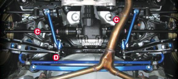 Cusco 687 492 RM fits Subaru Legacy BM9 Power Brace Rear Member