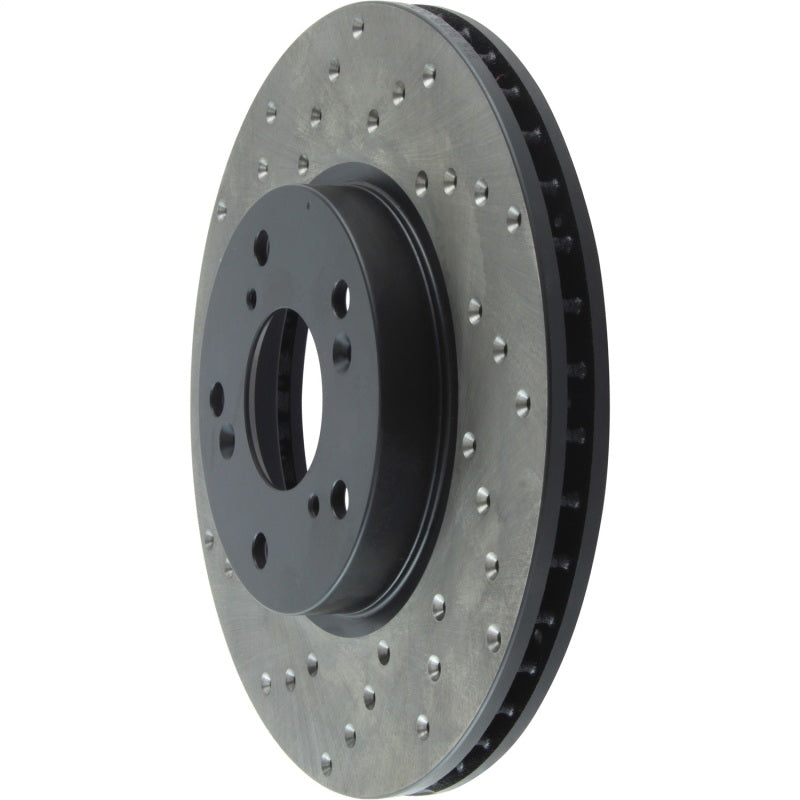 Stoptech 128.40036CR 06-18 Honda Civic Cryo Drilled Sport Right Front Rotor