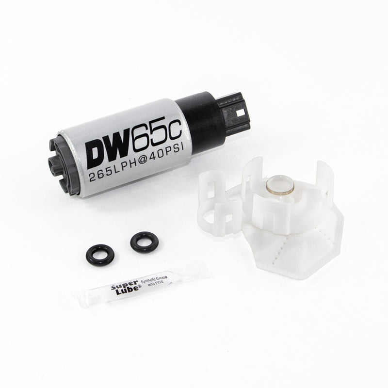 DeatschWerks 9-651-1026 265 LPH Compact In-Tank Fuel Pump w/ Set Up Kit 08-15 Mitsu EVO X, 06-13 MazdaSpeed 3/6