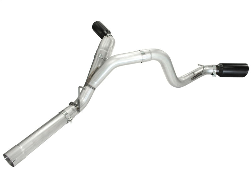 AFE 49-04043-B rce XP Exhaust Aluminized Dual Split DPF Back 11-15 fits GM Dies