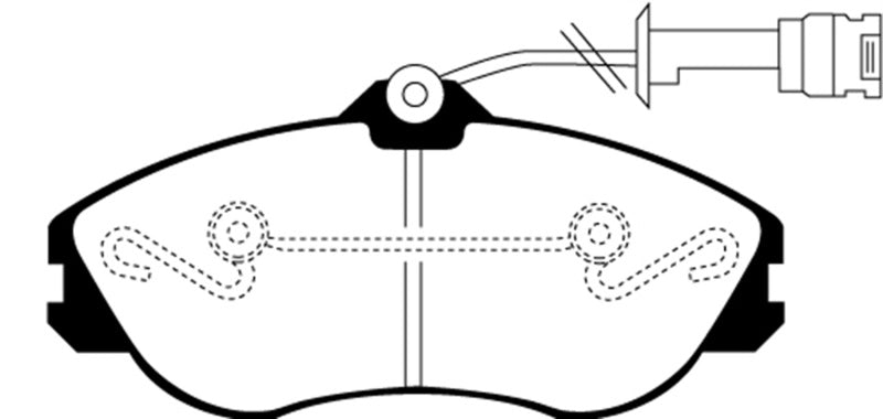 EBC DP2711 Brakes Greenstuff 2000 Series Sport Pads