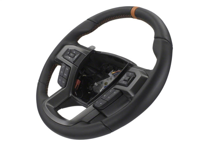 fits Ford 15-20 Racing M-3600-F15ROR 2017 F-150 Raptor Performance Steering Wheel Kit - Orange Sightline