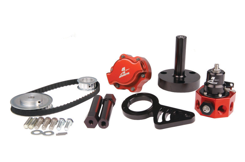 Aeromotive  17243 fits Chevrolet Big Block Belt Drive Fuel Pump & Double Adjusta