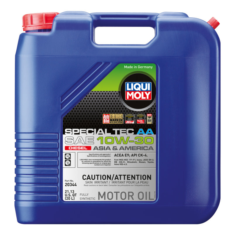 LIQUI MOLY 20344 20L Special Tec AA Motor Oil SAE 10W30 Diesel