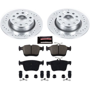 PowerStop K7093 fits Audi 15-18 A3 Rear Z23 Evolution Sport Brake Kit